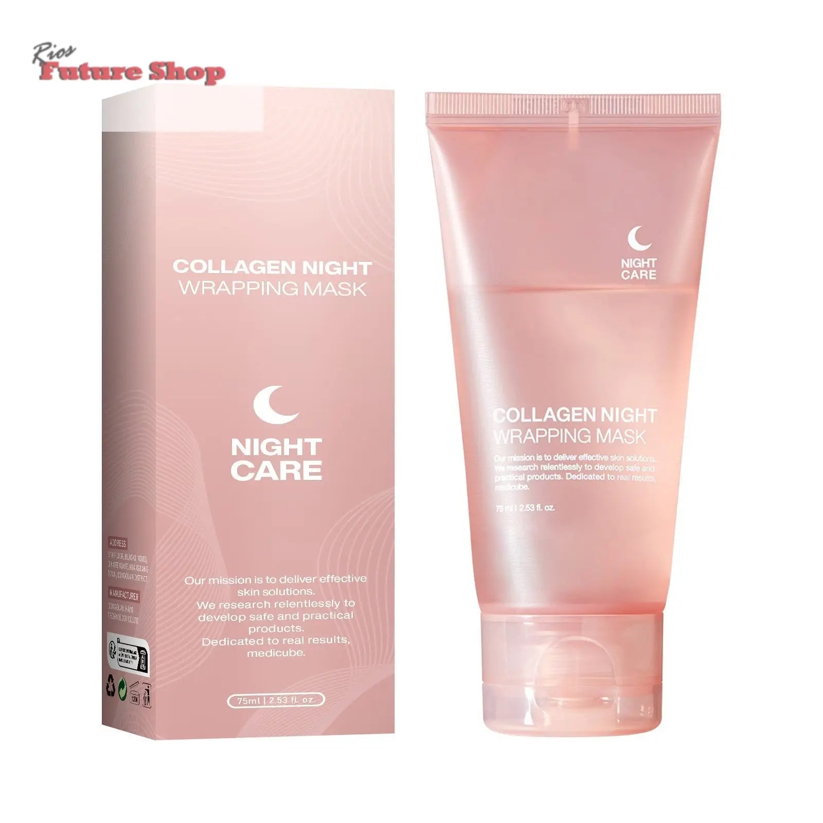 Mascara Colagénio pós Microblading Sobrancelha Lábios Corpo 10g - Rios Future Shop