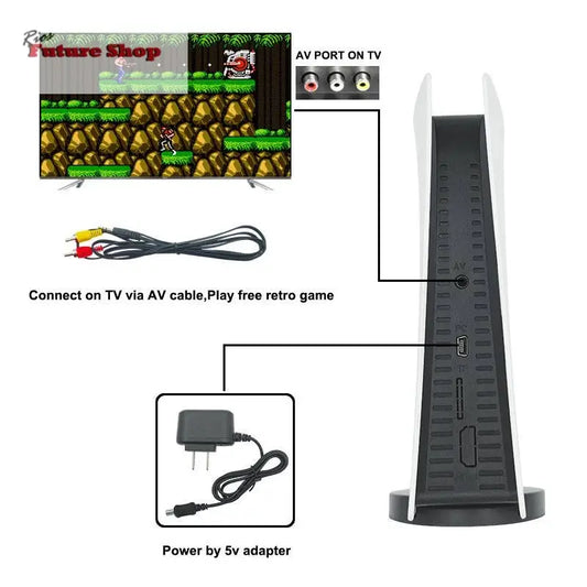 Consola Nostálgica Retro P5 Mini TV GS5 Wired Family Game 620 jogos - Rios Future Shop