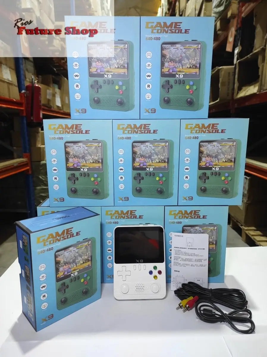 Consola de Juegos x9 con pantalla IPS de 3,5 Pulgadas - Rios Future Shop