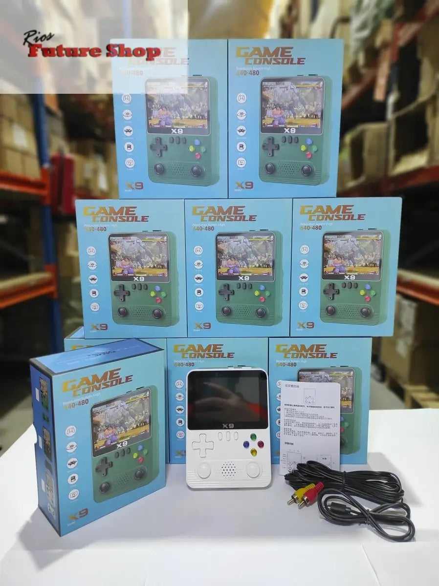 Consola de Juegos x9 con pantalla IPS de 3,5 Pulgadas - Rios Future Shop