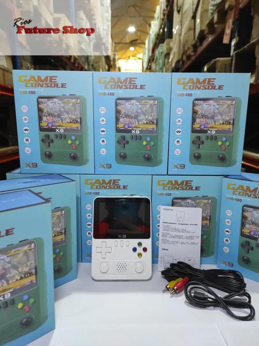 Consola de Juegos x9 con pantalla IPS de 3,5 Pulgadas - Rios Future Shop