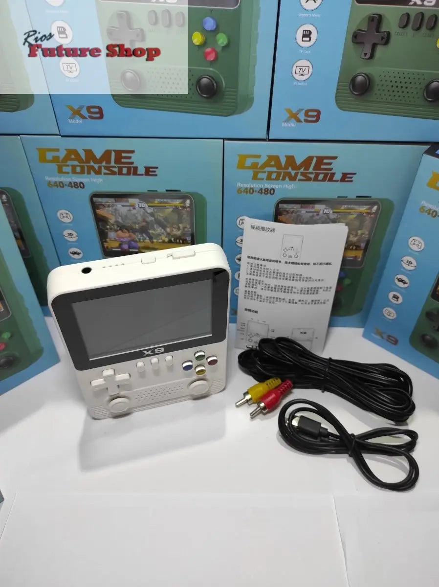 Consola de Juegos x9 con pantalla IPS de 3,5 Pulgadas - Rios Future Shop