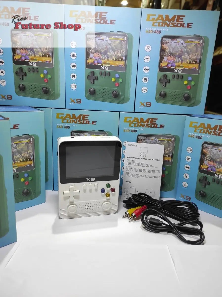 Consola de Juegos x9 con pantalla IPS de 3,5 Pulgadas - Rios Future Shop