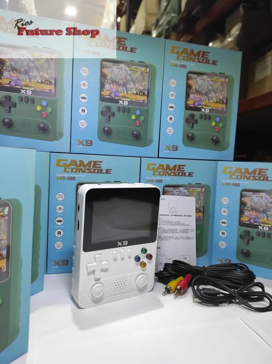 Consola de Juegos x9 con pantalla IPS de 3,5 Pulgadas - Rios Future Shop