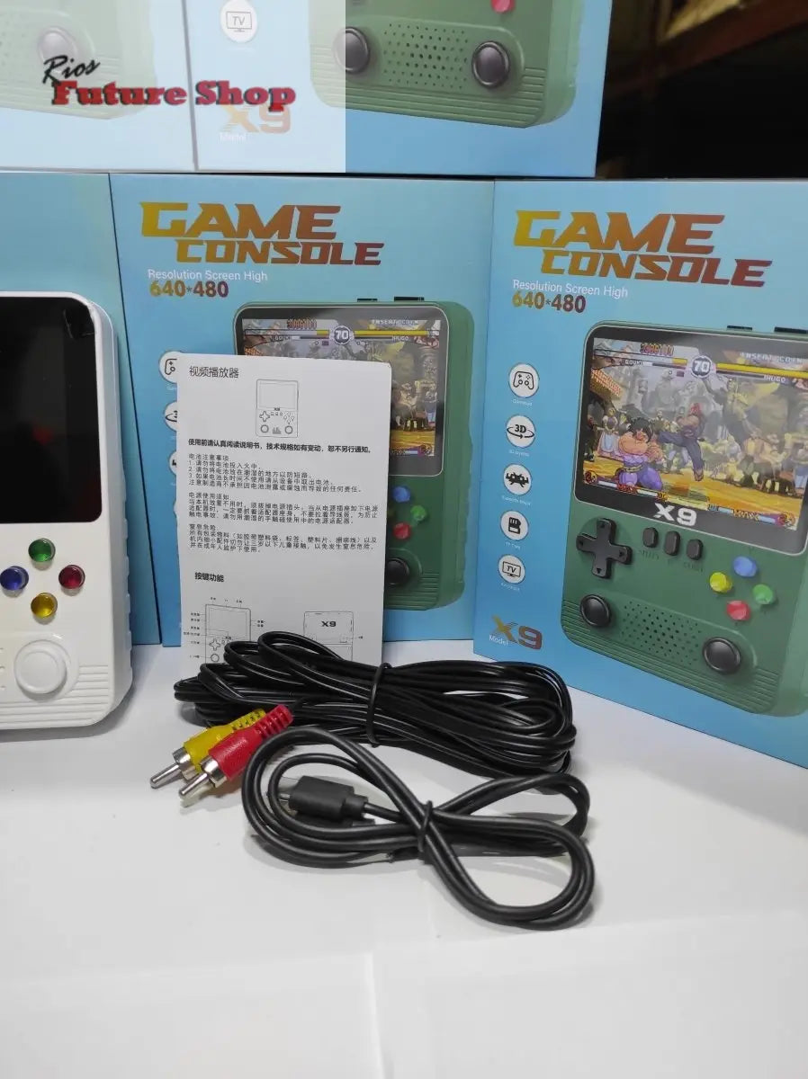 Consola de Juegos x9 con pantalla IPS de 3,5 Pulgadas - Rios Future Shop