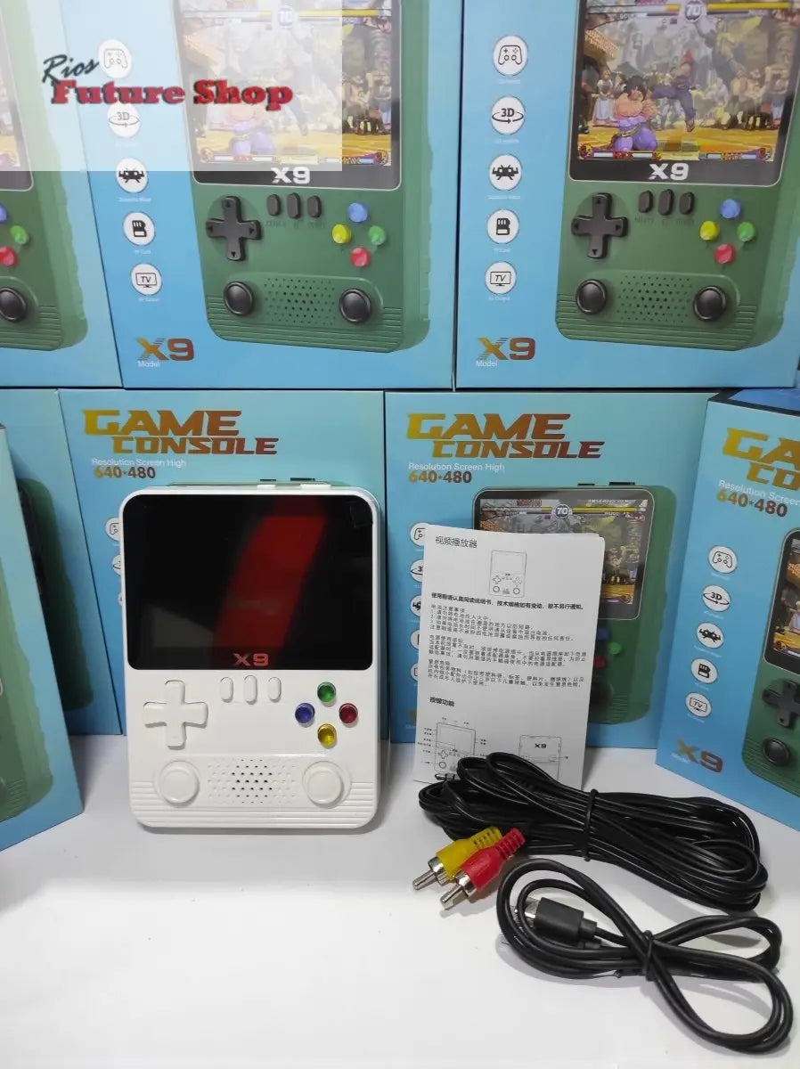 Consola de Juegos x9 con pantalla IPS de 3,5 Pulgadas - Rios Future Shop