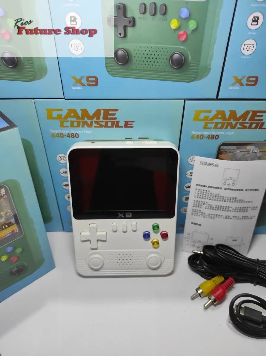 Consola de Juegos x9 con pantalla IPS de 3,5 Pulgadas - Rios Future Shop