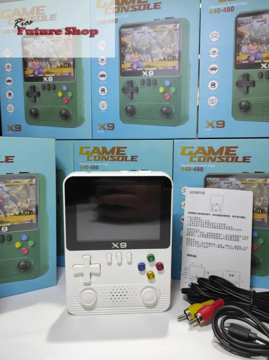 Consola de Juegos x9 con pantalla IPS de 3,5 Pulgadas - Rios Future Shop