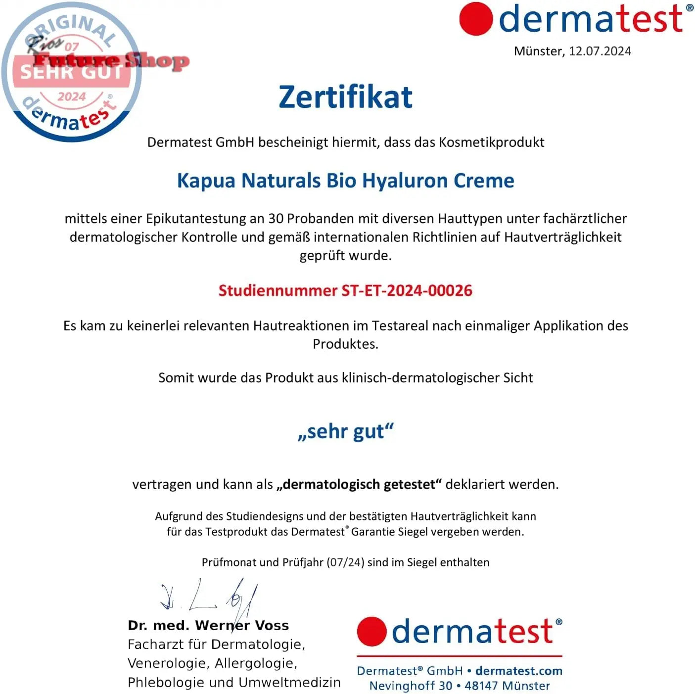 Crema Facial de Acido Hialuronico • 100ml • Crema Hidratante Facial • ORGÁNICA & VEGANO • Cosmética natural y sostenible • con Aloe Vera •Crema hidratante antiedad para hombres y mujeres - Rios Future Shop