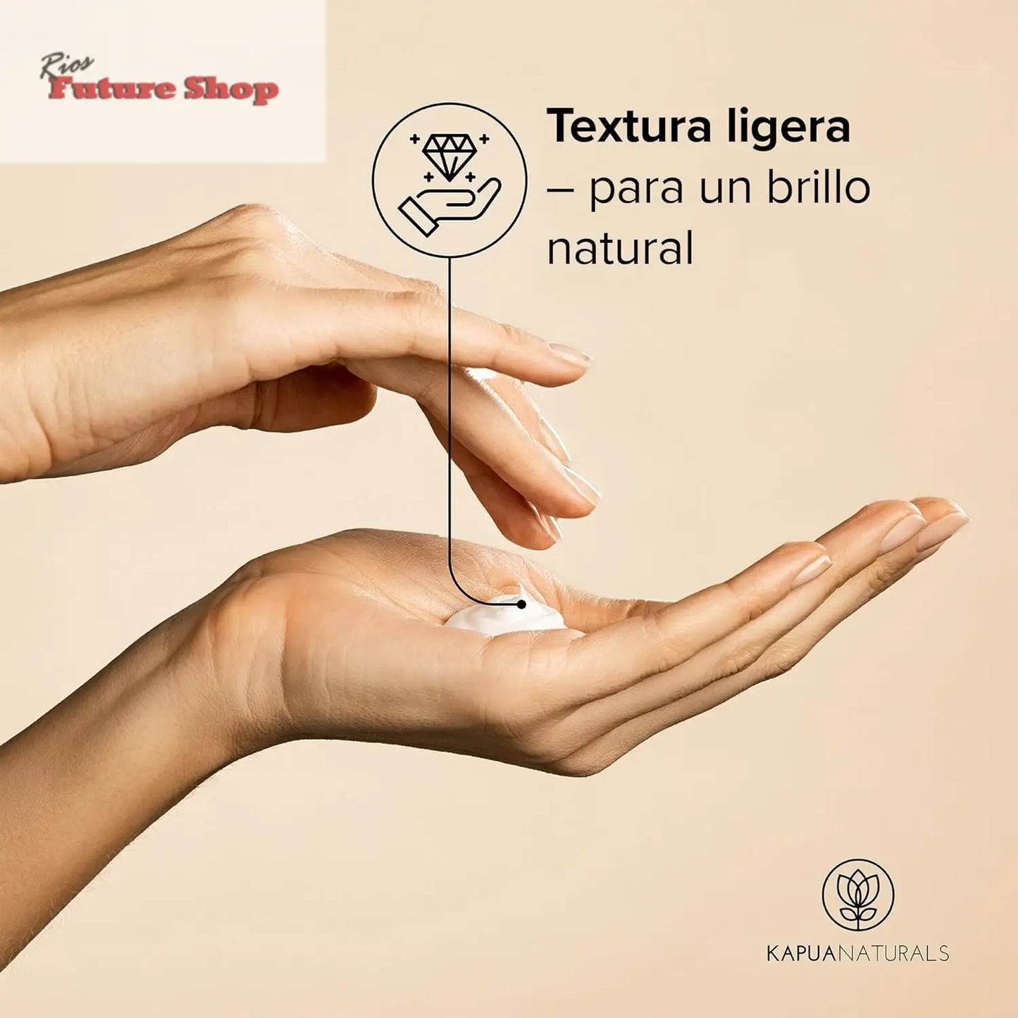 Crema Facial de Acido Hialuronico • 100ml • Crema Hidratante Facial • ORGÁNICA & VEGANO • Cosmética natural y sostenible • con Aloe Vera •Crema hidratante antiedad para hombres y mujeres - Rios Future Shop