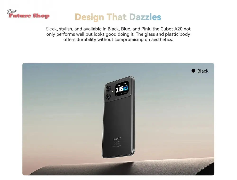 Cubot-A20-4G-Smart-Phone-Android-14-12GB_4GB_8GB-Extend_128GB-90Hz-6.745_-HD_Display-Face-ID-5100mAh-Cellphone-DSersUSA-100005258 - Rios Future Shop