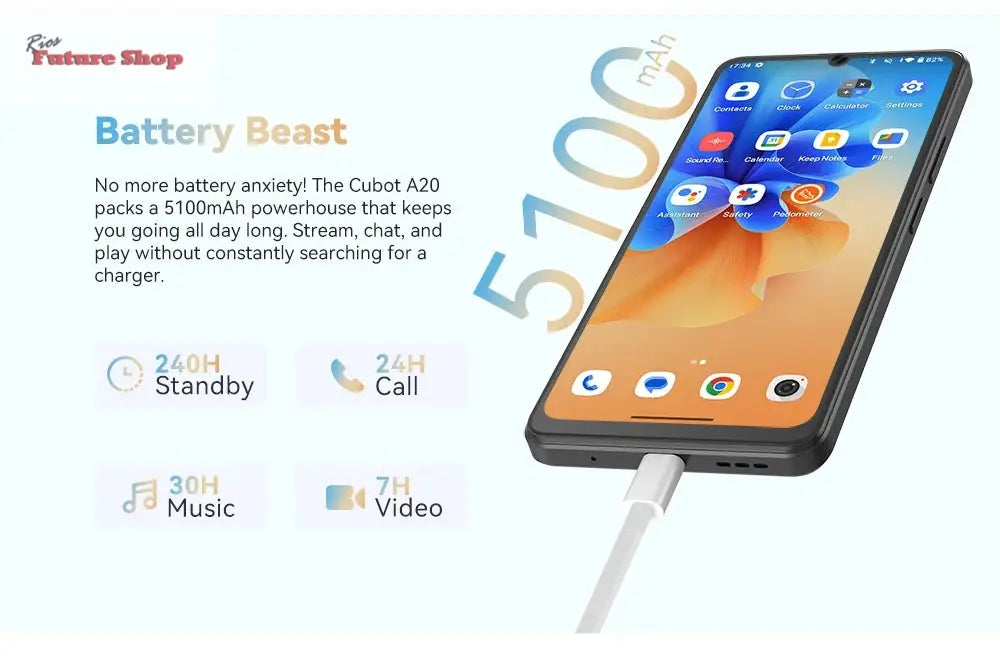 Cubot-A20-4G-Smart-Phone-Android-14-12GB_4GB_8GB-Extend_128GB-90Hz-6.745_-HD_Display-Face-ID-5100mAh-Cellphone-DSersUSA-100006314 - Rios Future Shop