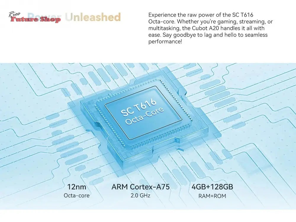 Cubot A20 4G Smart Phone Android 14 - Rios Future Shop