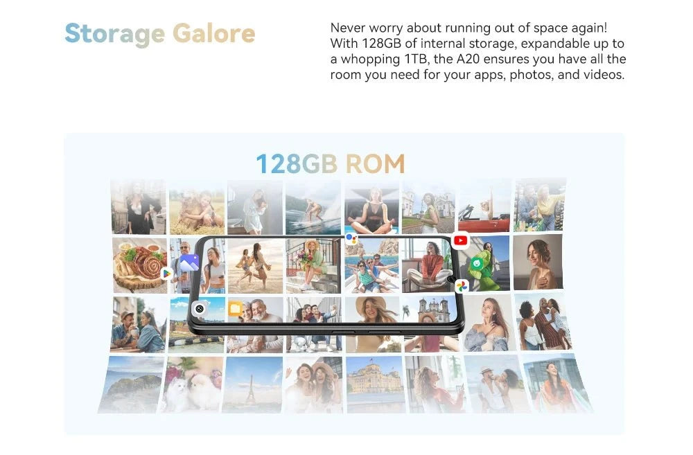 Cubot A20 4G Smart Phone Android 14 DSersALIEXPRESS