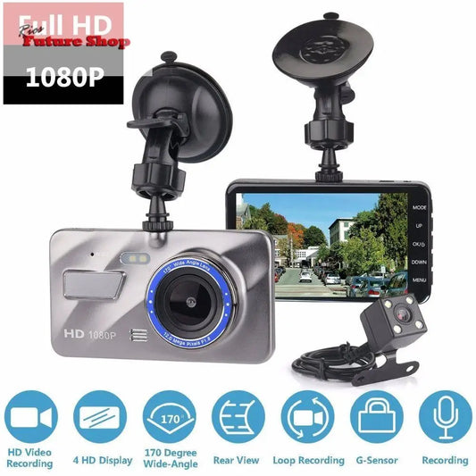 Dash Dual Cam Car DVR Camera Full HD 1080P - Rios Future Shop