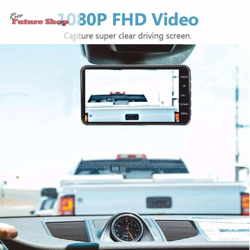 Dash Dual Cam Car DVR Camera Full HD 1080P - Rios Future Shop