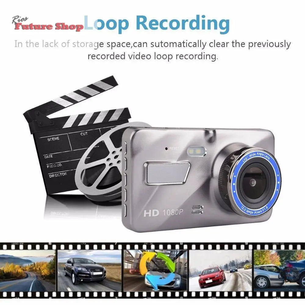 Dash Dual Cam Car DVR Camera Full HD 1080P - Rios Future Shop