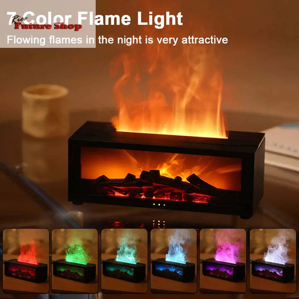 FlameGlow 3D Essential Oil Diffuser - Rios Future Shop