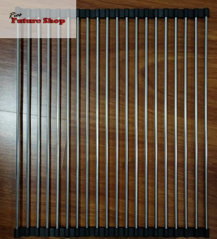 Folding Kitchen Drain Sink Rack Stainless Steel - Rios Future Shop