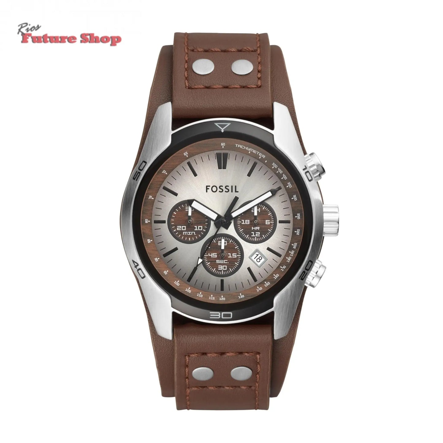 Fossil Reloj para Hombre Coachman, Movimiento cronógrafo de Cuarzo - Rios Future Shop