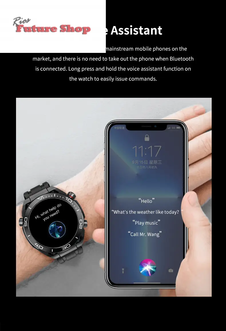 GS ultimate full touch screen smartwatch - Rios Future Shop