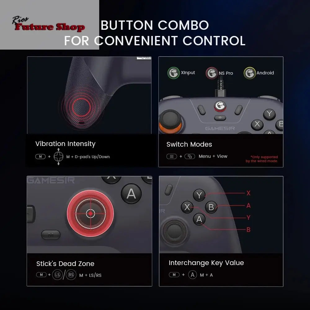 GameSir Nova Lite Switch Gaming Controller Hall Effect Gamepad for Nintendo Switch iPhone Android Cellphone Marvel Version - Rios Future Shop