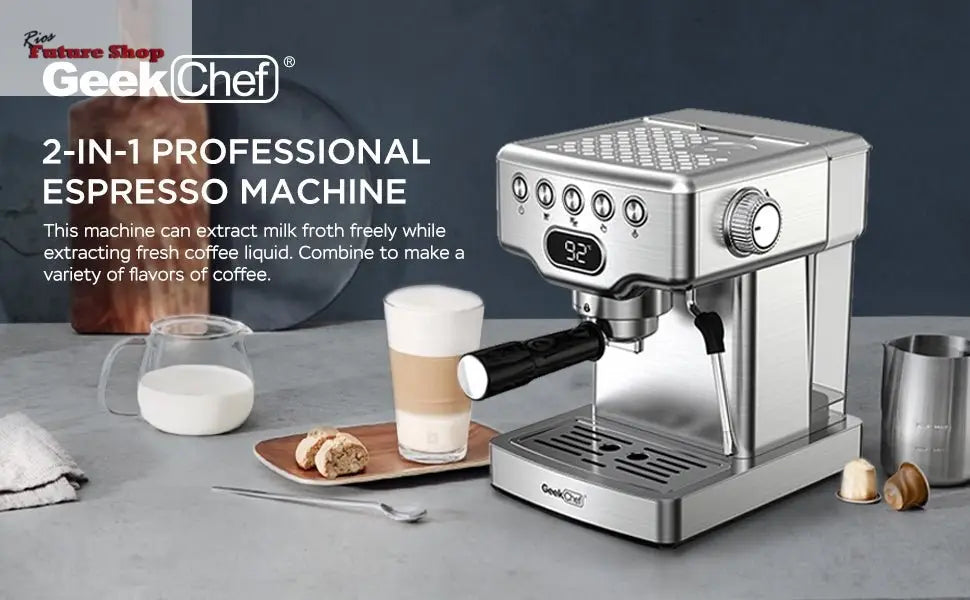Geek Chef Espresso Machine - Rios Future Shop