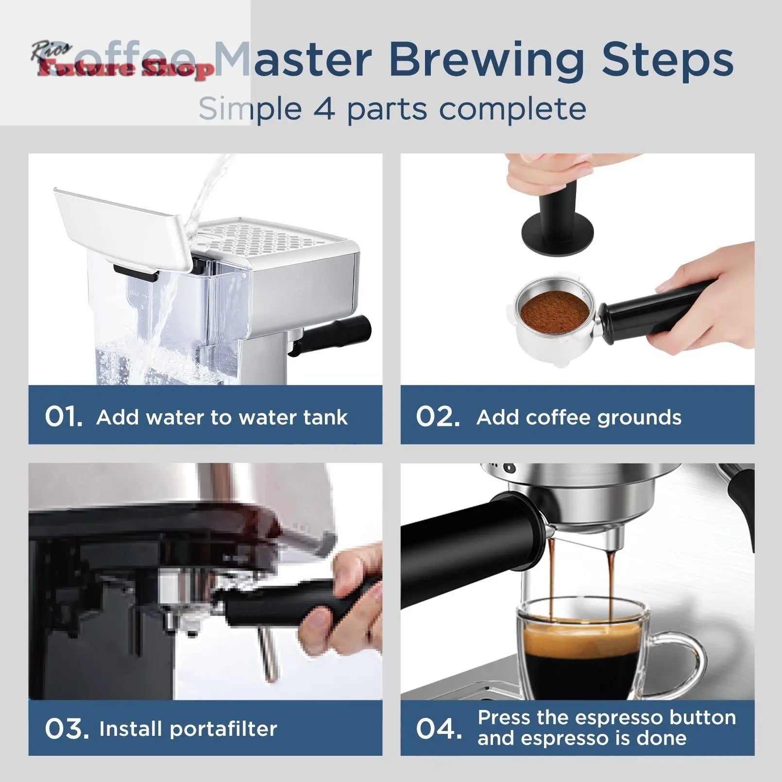 Geek-Chef-Espresso-Machine-Rios-Future-Shop-100077582 - Rios Future Shop