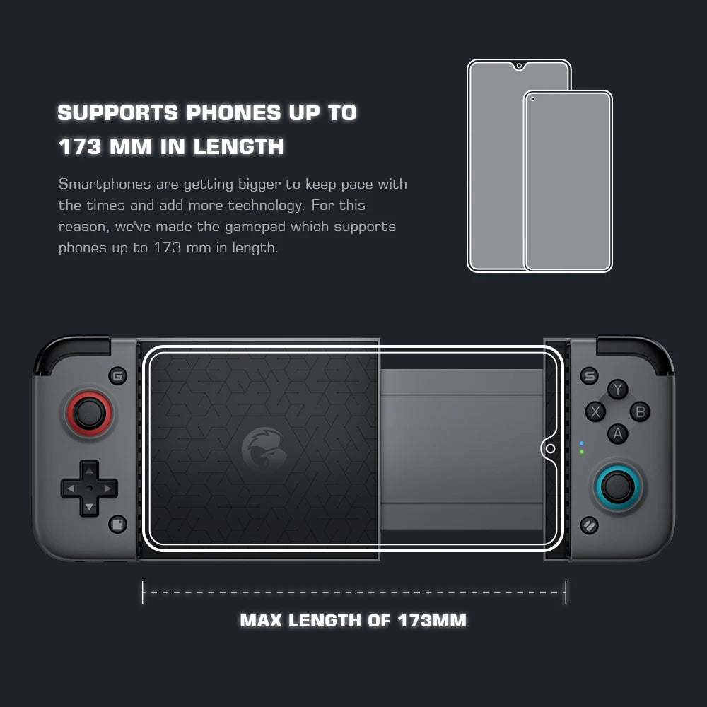 GameSir X2 Cellphone Gamepad Game Controller Joystick for Cloud Gaming Xbox Game Pass STADIA xCloud GeForce Now Luna Steam Link