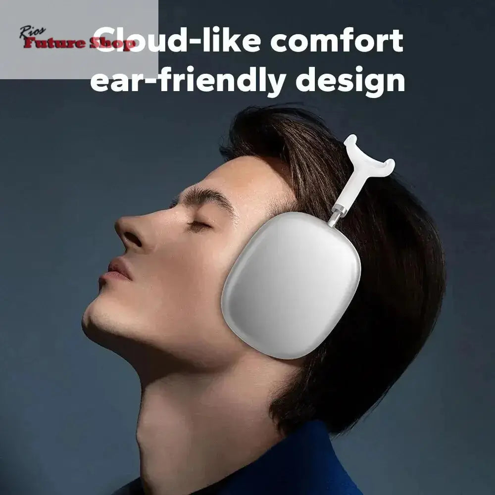 Headphone Wireless Bluetooth Headset With Mic Noise Cancelling Headsets Stereo Sound Earphone Sports Gaming Headphones - Rios Future Shop