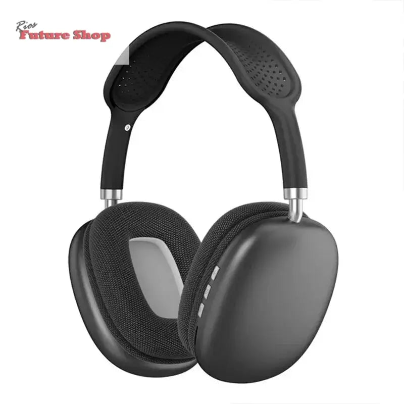 Headphone Wireless Bluetooth Headset With Mic Noise Cancelling Headsets Stereo Sound Earphone Sports Gaming Headphones - Rios Future Shop