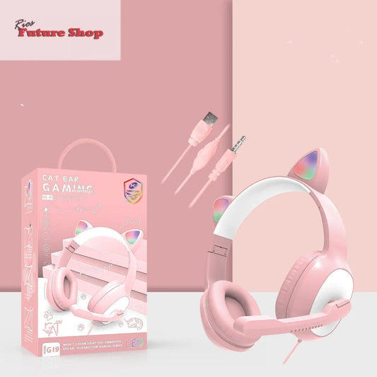 Headphones com fio para jogos Headset G19 - Rios Future Shop