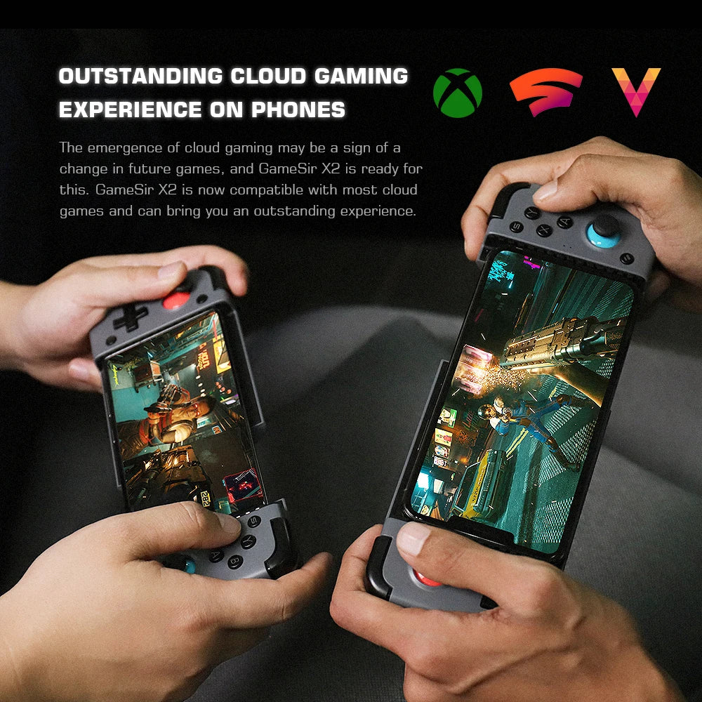 GameSir X2 Cellphone Gamepad Game Controller Joystick for Cloud Gaming Xbox Game Pass STADIA xCloud GeForce Now Luna Steam Link