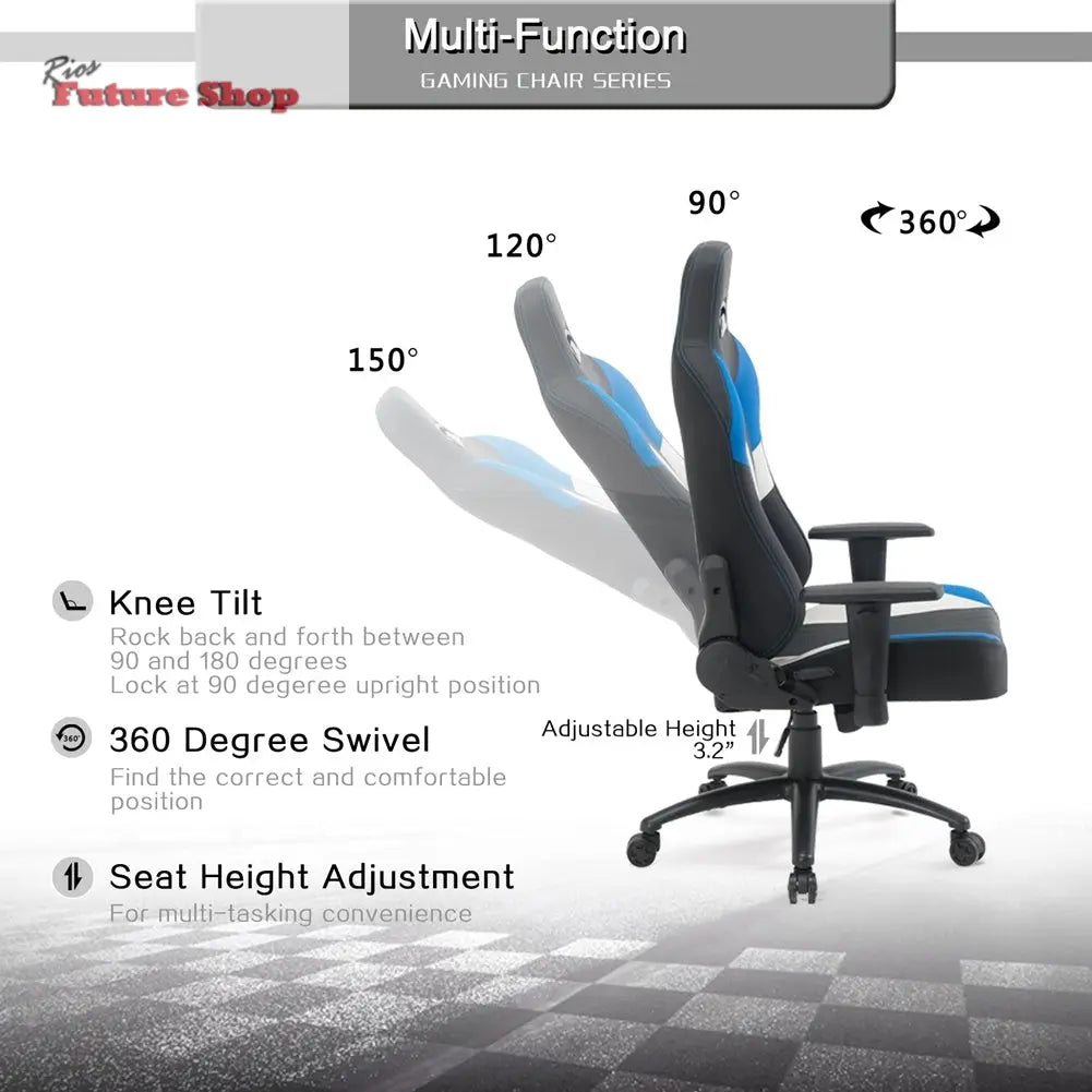 High Back Gaming Chair Racing Office Chair with PU Leather - Rios Future Shop