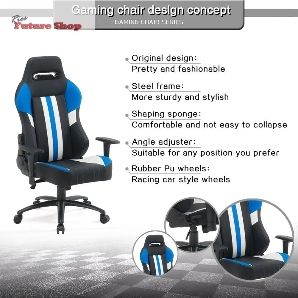 High Back Gaming Chair Racing Office Chair with PU Leather - Rios Future Shop
