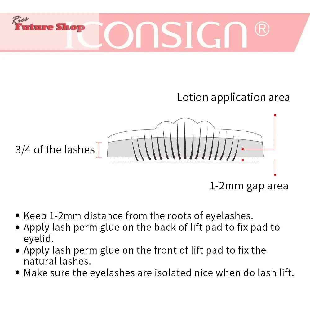ICONSIGN Lash Lift Kit Lash Lifiting Eyelash Perming Kit Lash Curling Enhancer Eyes Makeup Tools - Rios Future Shop