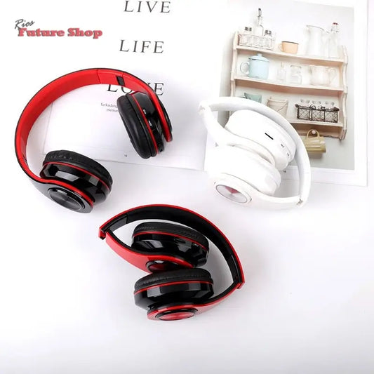 LED Wireless Bluetooth Headphones Gaming Headsets Sport Earphone With Support TF Card Colorful Breathing Lights - Rios Future Shop