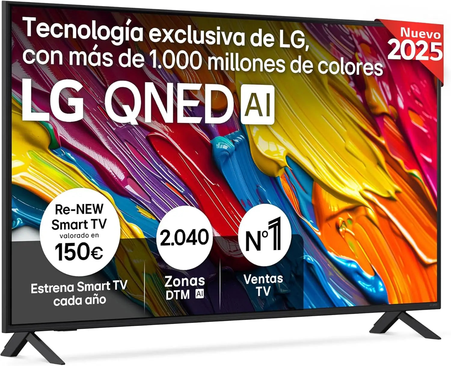 LG 55QNED84A6C Televisão de 55", 4K QNED EVO, Smart TV, WebOS 25, processador potente e inteligente, Super Upscaling, Dolby Dilgital Plus, Alexa/Google Assistant, preto - Rios Future Shop