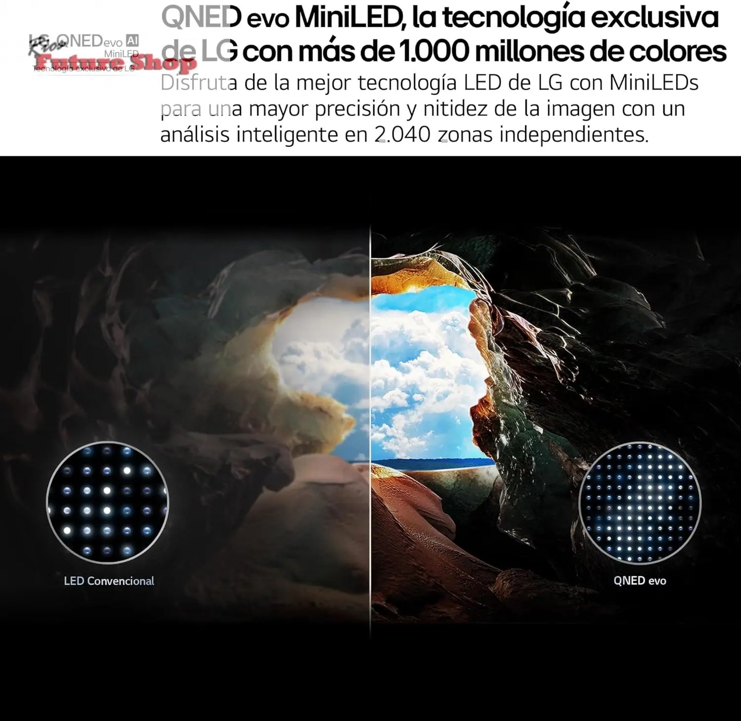 LG 55QNED84A6C Televisão de 55", 4K QNED EVO, Smart TV, WebOS 25, processador potente e inteligente, Super Upscaling, Dolby Dilgital Plus, Alexa/Google Assistant, preto - Rios Future Shop