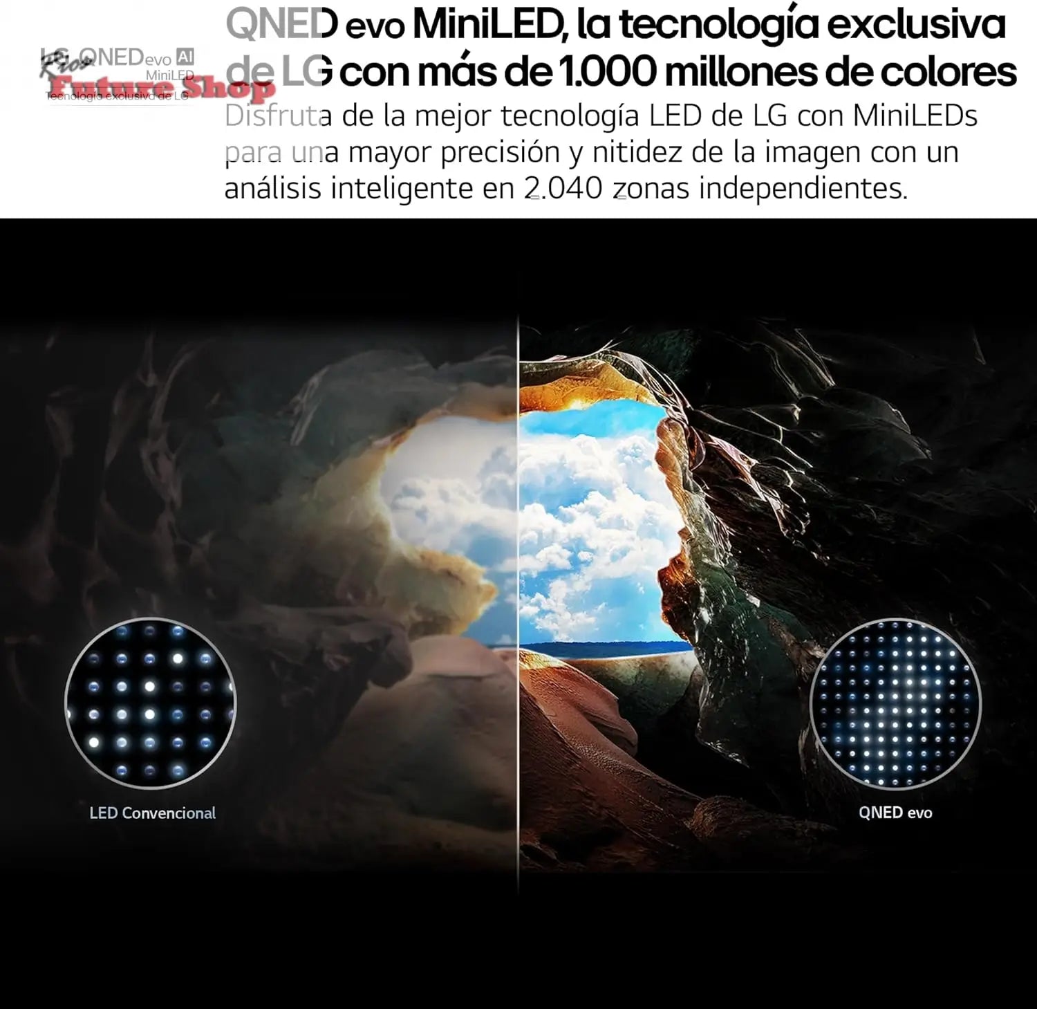 LG 55QNED84A6C Televisão de 55", 4K QNED EVO, Smart TV, WebOS 25, processador potente e inteligente, Super Upscaling, Dolby Dilgital Plus, Alexa/Google Assistant, preto - Rios Future Shop