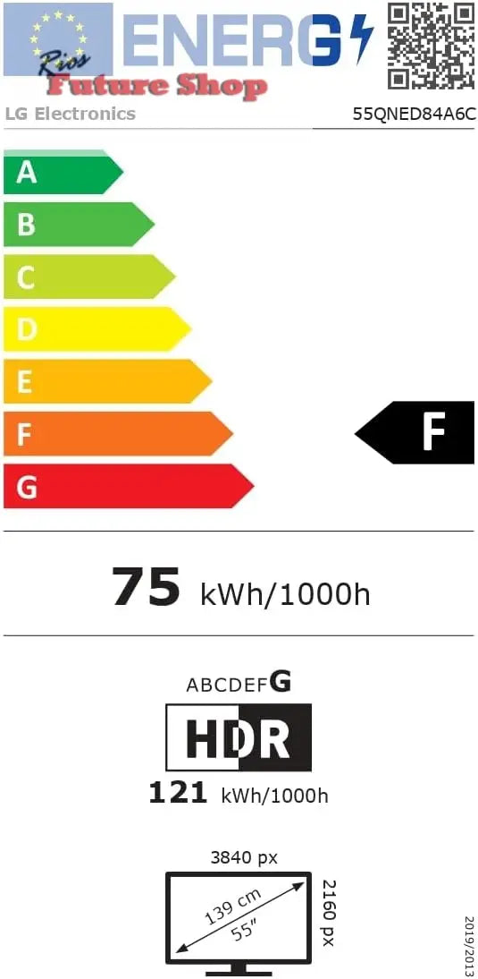 LG 55QNED84A6C Televisão de 55", 4K QNED EVO, Smart TV, WebOS 25, processador potente e inteligente, Super Upscaling, Dolby Dilgital Plus, Alexa/Google Assistant, preto - Rios Future Shop