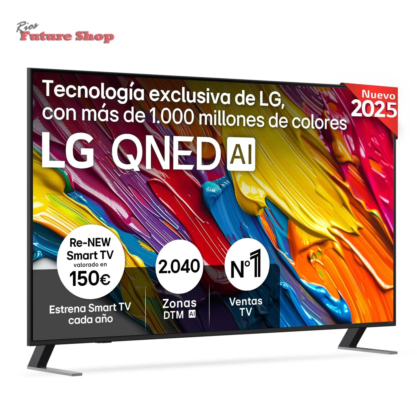 LG 55QNED84A6C Televisão de 55", 4K QNED EVO, Smart TV, WebOS 25, processador potente e inteligente, Super Upscaling, Dolby Dilgital Plus, Alexa/Google Assistant, preto - Rios Future Shop