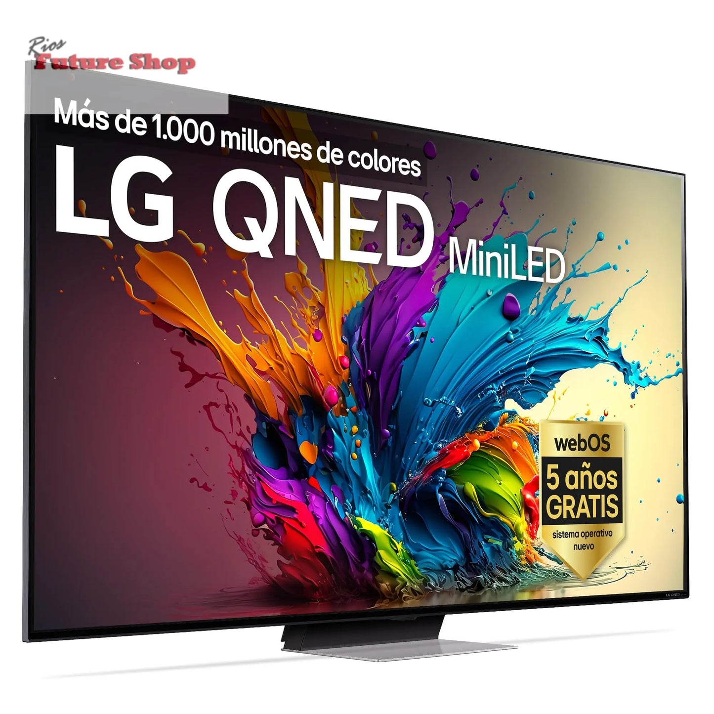 LG 55QNED84A6C Televisão de 55", 4K QNED EVO, Smart TV, WebOS 25, processador potente e inteligente, Super Upscaling, Dolby Dilgital Plus, Alexa/Google Assistant, preto - Rios Future Shop