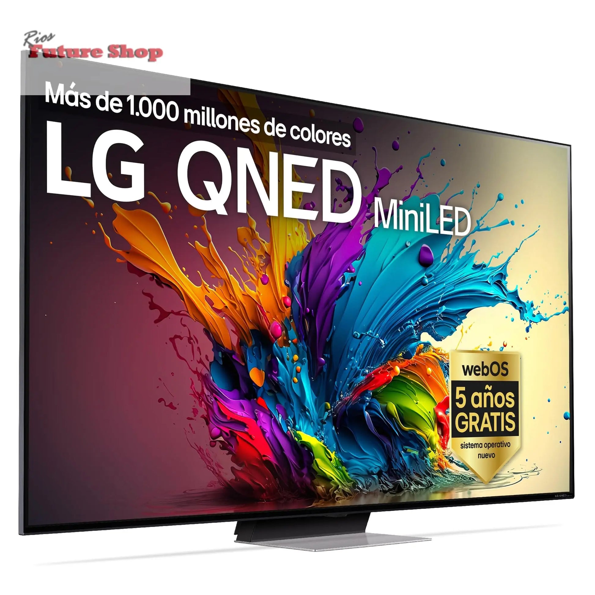 LG 55QNED84A6C Televisão de 55", 4K QNED EVO, Smart TV, WebOS 25, processador potente e inteligente, Super Upscaling, Dolby Dilgital Plus, Alexa/Google Assistant, preto - Rios Future Shop