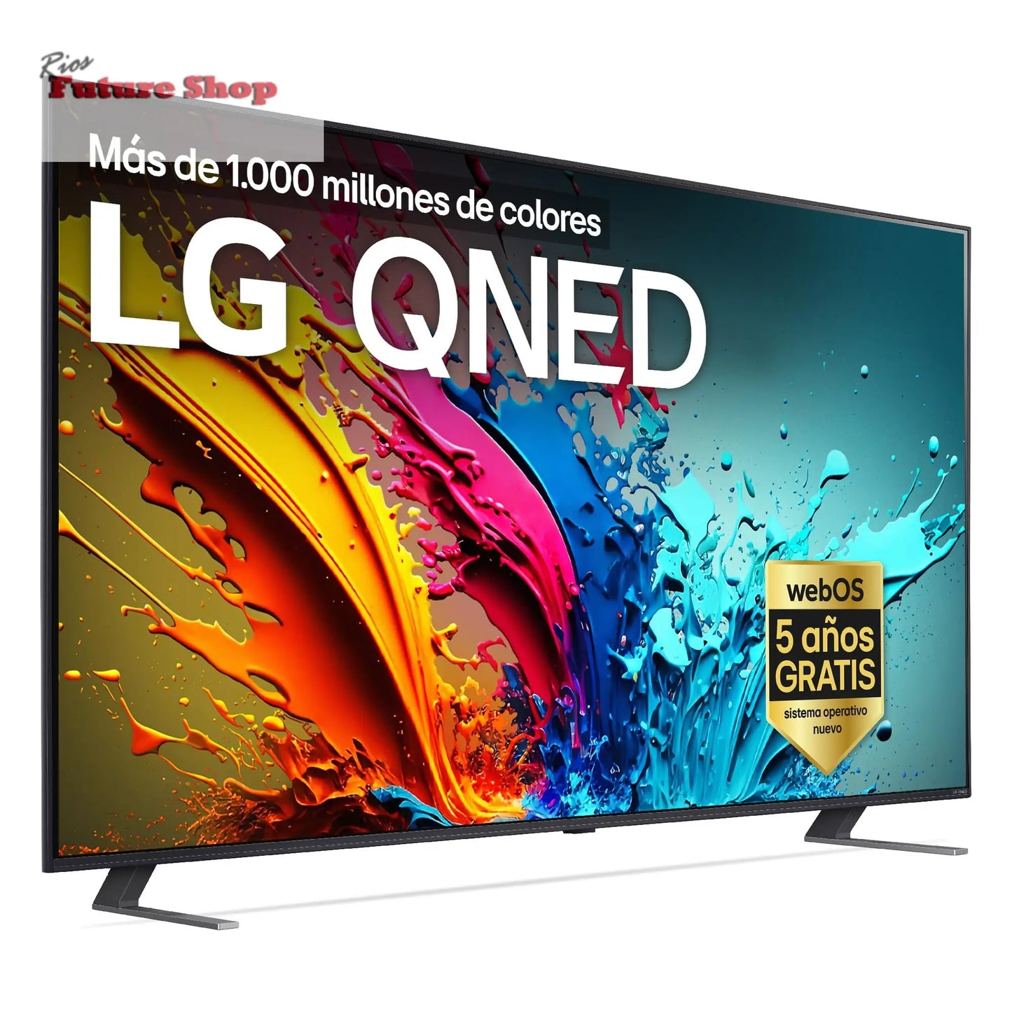 LG 55QNED84A6C Televisão de 55", 4K QNED EVO, Smart TV, WebOS 25, processador potente e inteligente, Super Upscaling, Dolby Dilgital Plus, Alexa/Google Assistant, preto - Rios Future Shop