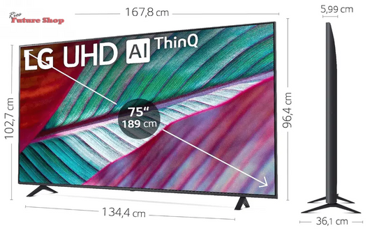LG 75", 4K UHD, Smart TV - Rios Future Shop