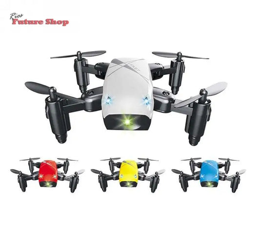Micro Foldable RC Drone 3D Bearing Steering Wheel Remote Control Quadcopter Toys With Camera WiFi APP Control Helicopter Dron Kids Gift - Rios Future Shop