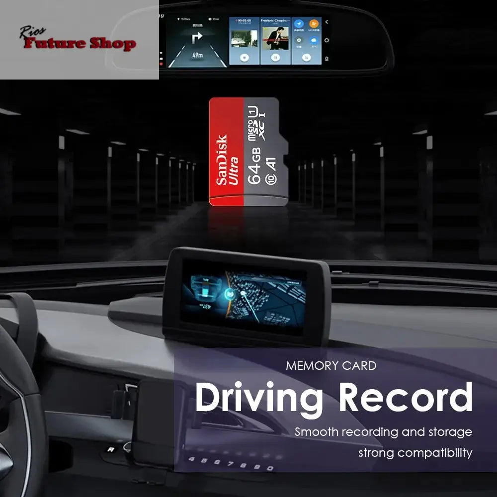 Micro SD Card 64GB Video Monitoring Traffic memory card 128GB 256GB Max 512GB 1TB smartphone DJI drone cardfor car eprolo