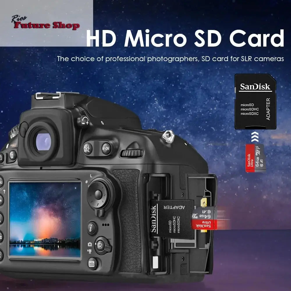 Micro SD Card 64GB Video Monitoring Traffic memory card 128GB 256GB Max 512GB 1TB smartphone DJI drone cardfor car eprolo
