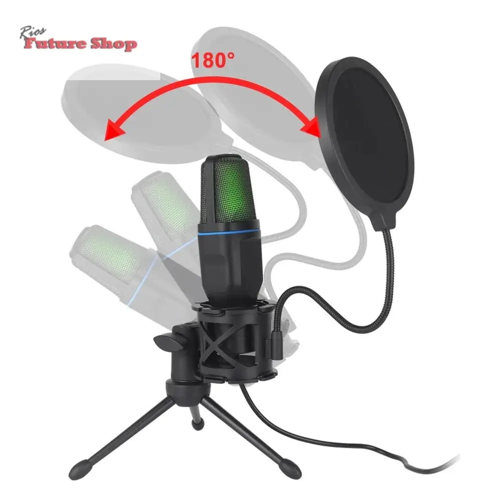Microphone RGB for Gaming, Podcasting, and Recording - Rios Future Shop